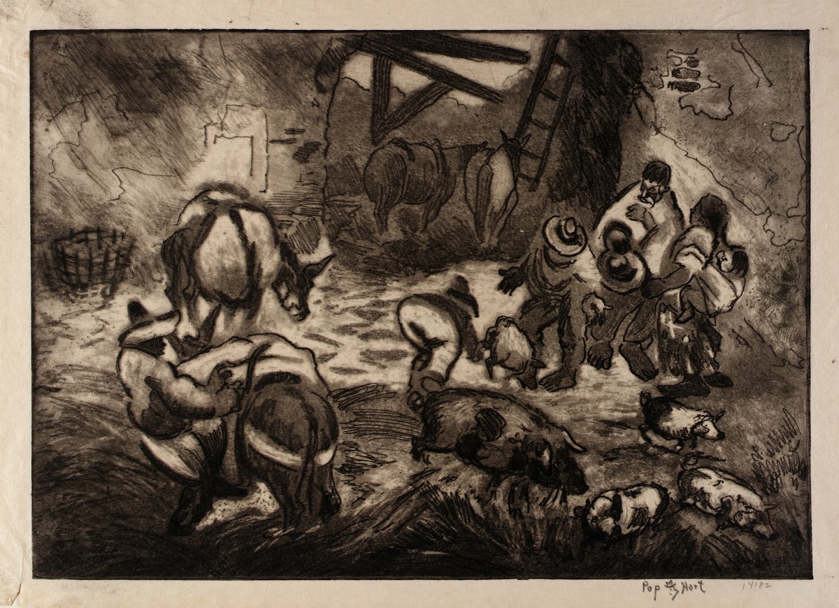 Pig Market Mexico 1926