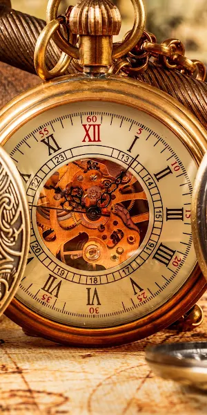 Watch, Clocks, Pocket Watch, Gold Watch, Vintage 4K Wallpaper Background