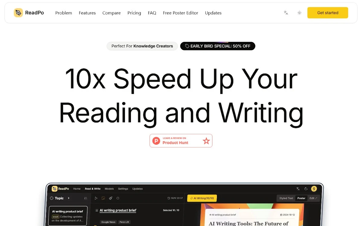 Captura de ReadPo