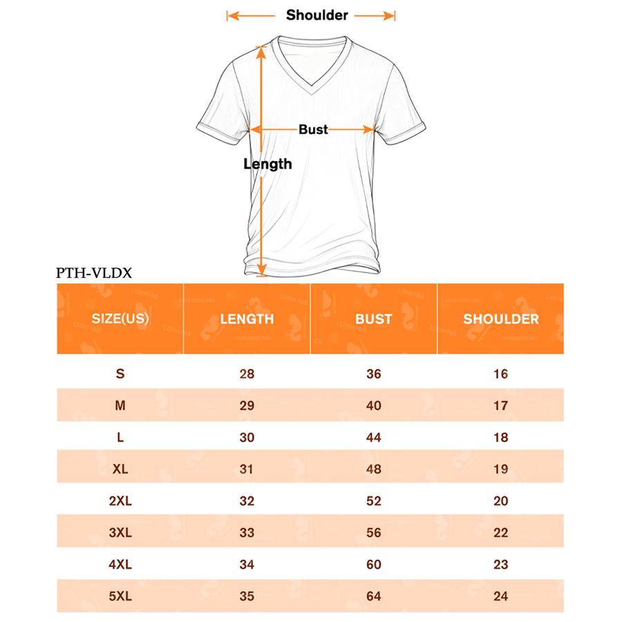 AOP PTH V Neck Short Sleeve