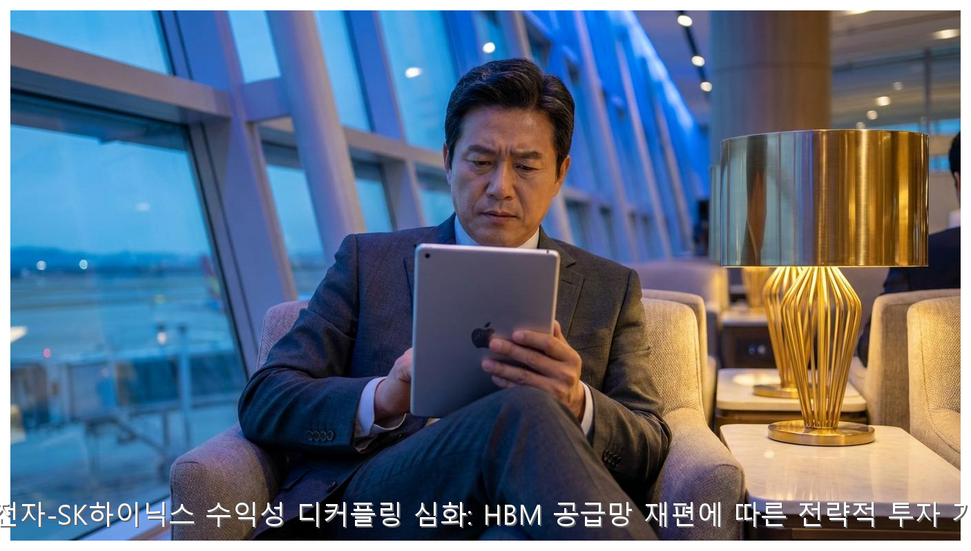 삼성전자-SK하이닉스 수익성 디커플링 심화: HBM 공급망 재편에 따른 전략적 투자 가이드 핵심 안내 및 분석 인포그래픽 (4)