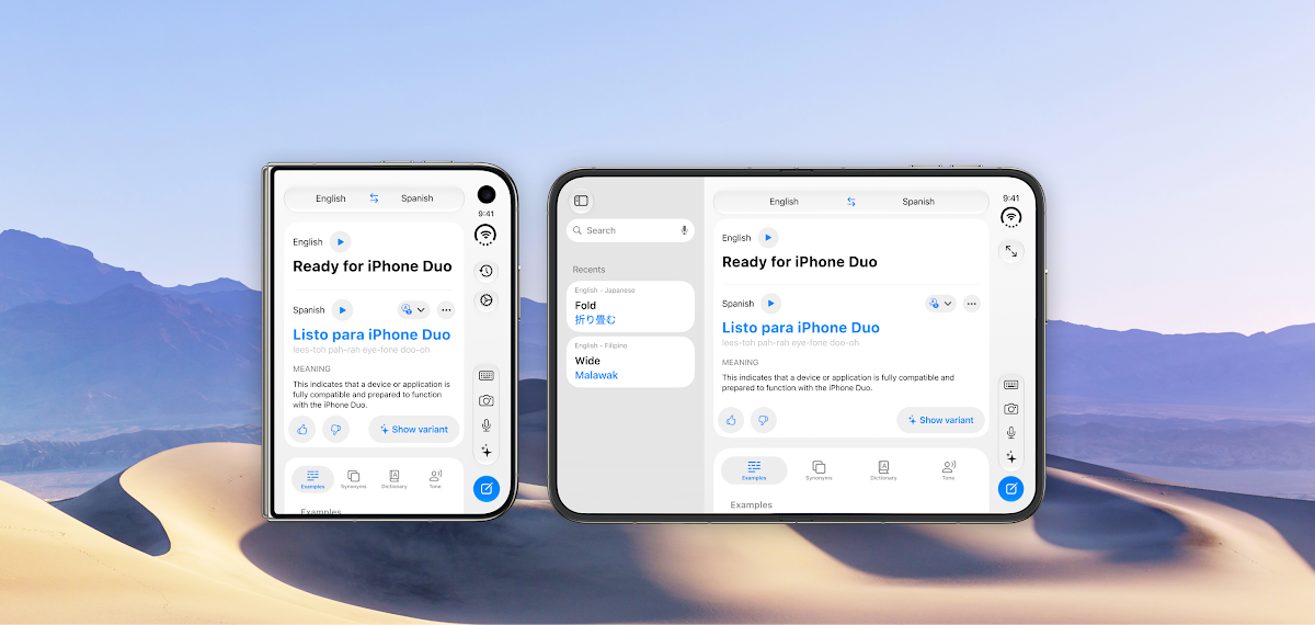 Translate Now da Air Apps é das primeiras preparadas para iOS 27 e iPhone Duo