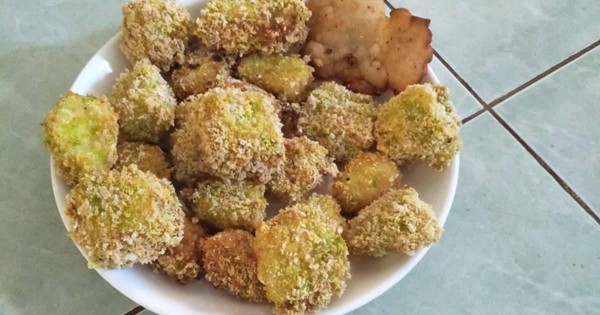 Bánh sữa tươi chiên giòn