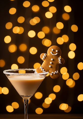 Gingerbread Man Martini