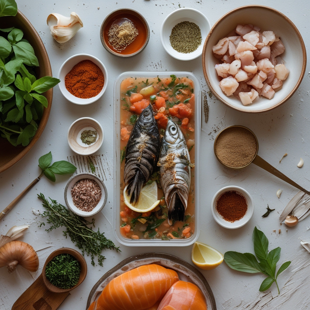 Ingredients for Bouillabaisse Bliss: Create a Cozy Seafood Stew at Home - Easy Homemade Comfort Food