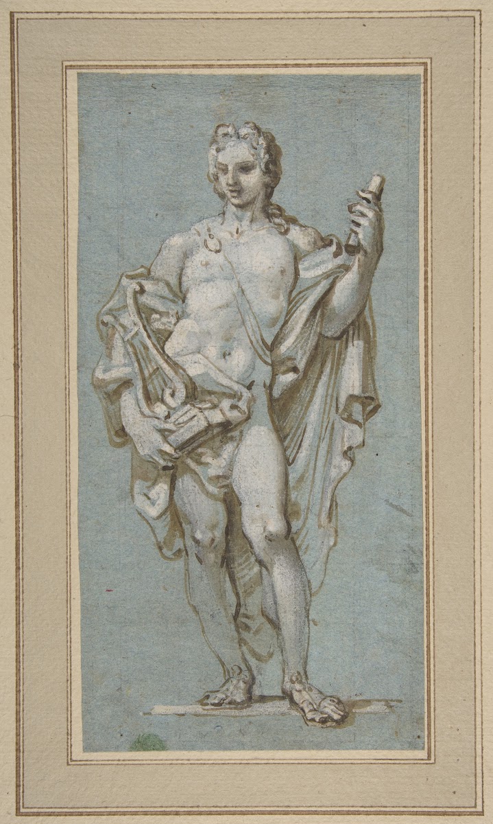 Standing Figure of Apollo with a Lyre 16661724