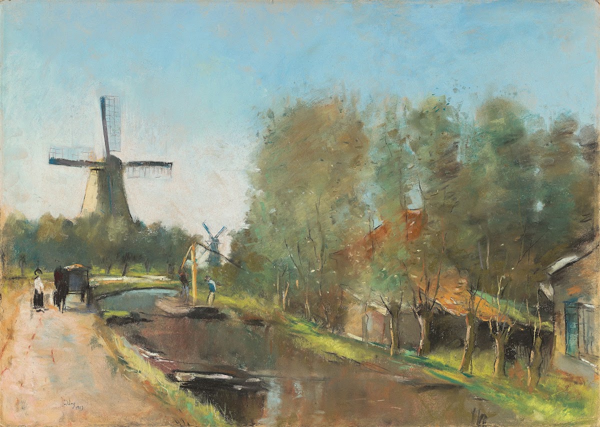 Am Kanal Holland 1913