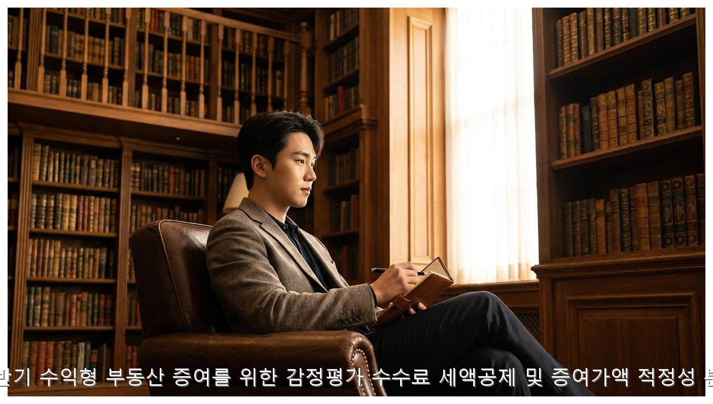 2026년 하반기 수익형 부동산 증여를 위한 감정평가 수수료 세액공제 및 증여가액 적정성 분석 가이드 핵심 안내 및 분석 인포그래픽 (6)