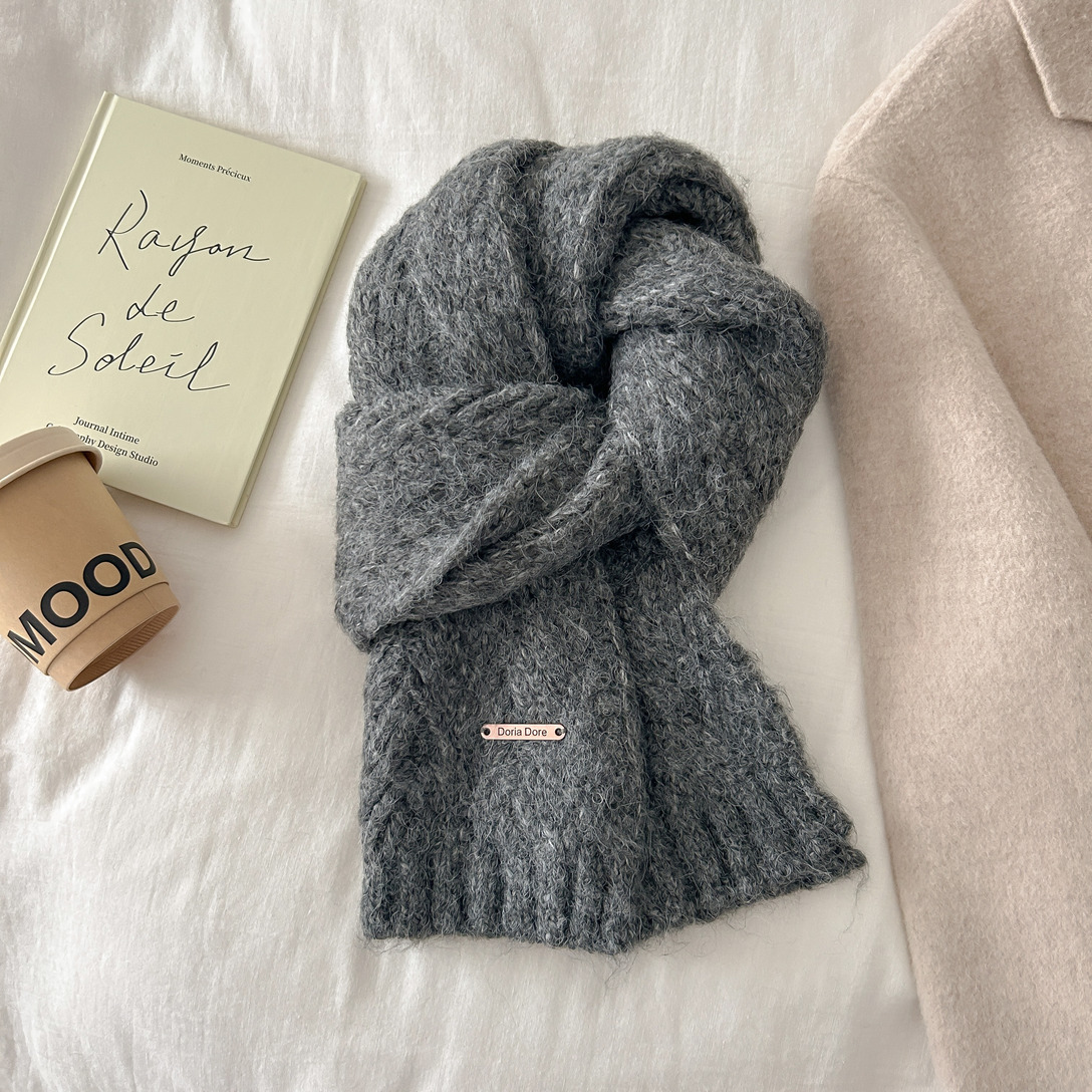 Strickschal aus Alpakawollmischung