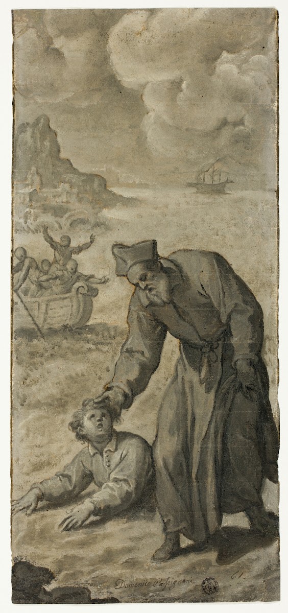 Study for Saint Philip Neri Rescuing a Drowning Youth 1596 99