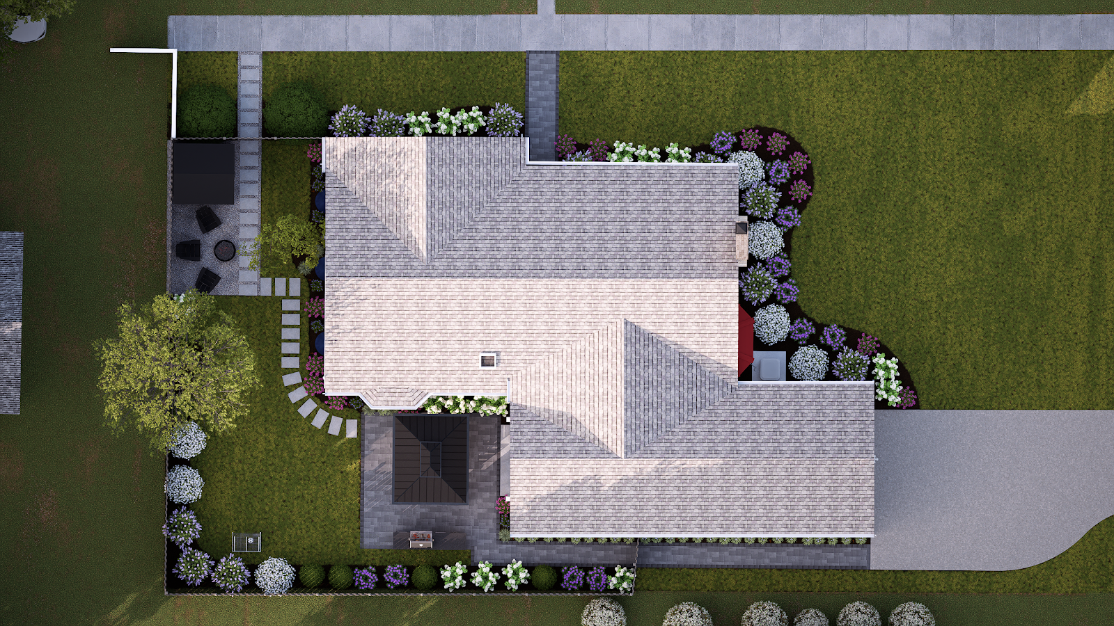 Stunning landscape design in Winnetka