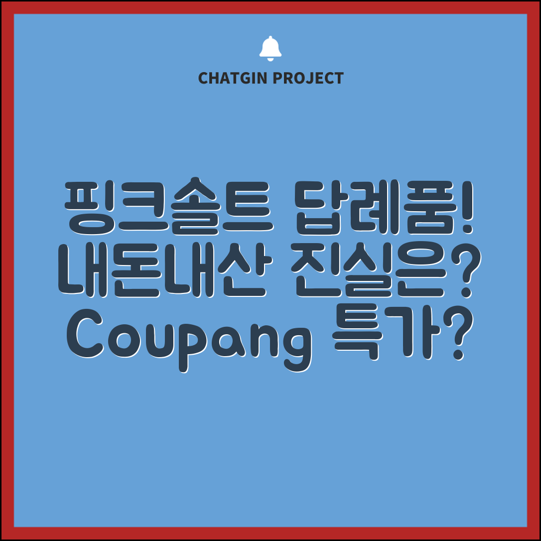 핑크솔트답례품, 내돈내산의 진실은?