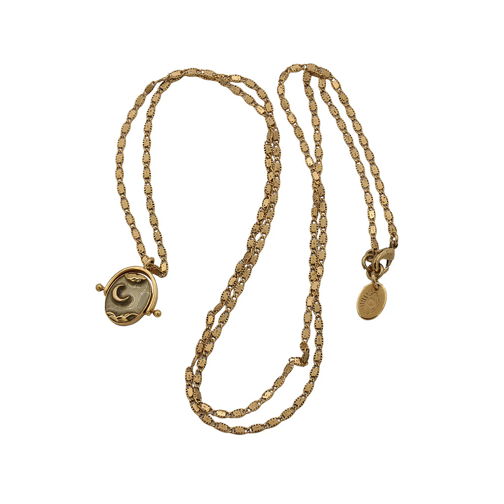 Колье перевертыш Луна Солнце