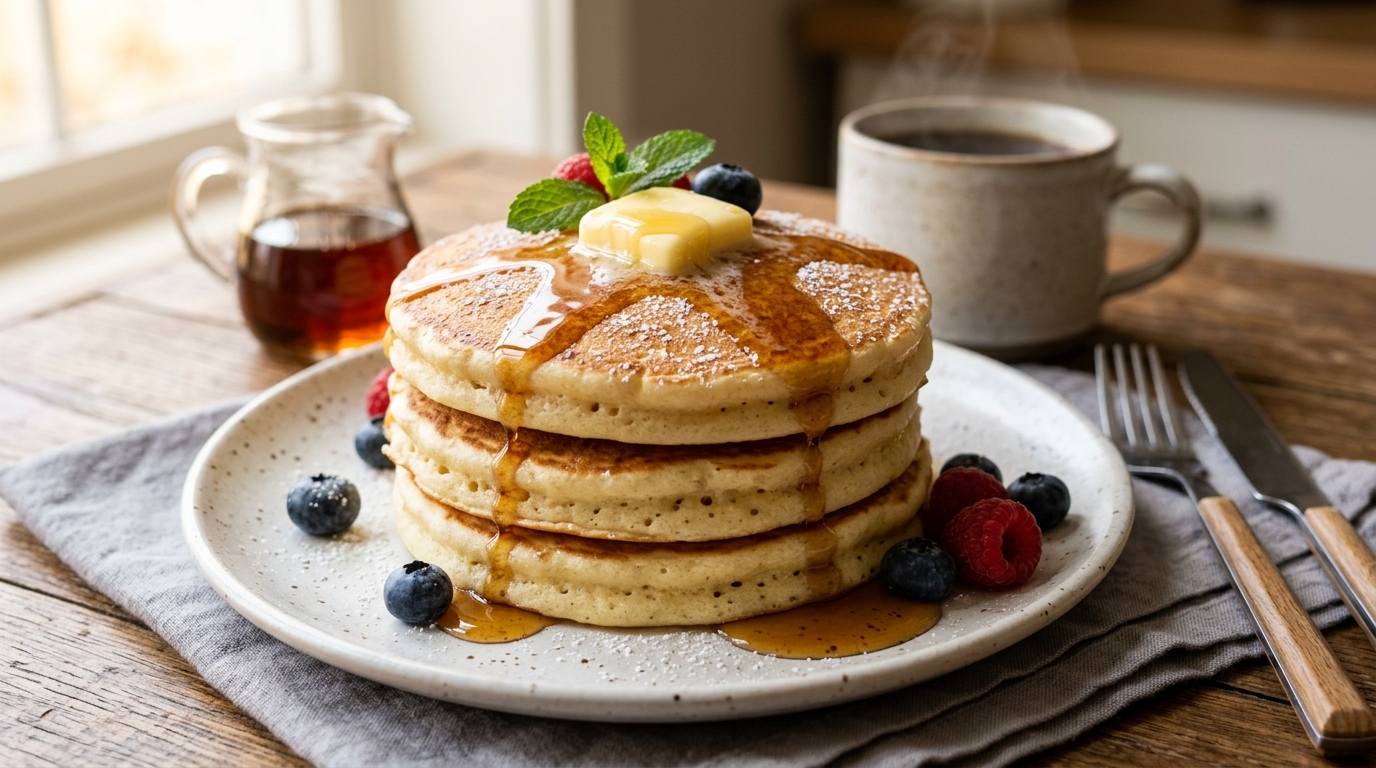 Fluffy Pancake Recipe – The Ultimate Homemade Pancakes