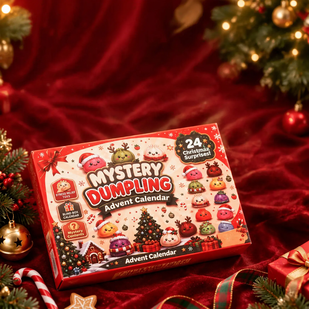 Weihnachts-Adventskalender mit Überraschungsfiguren