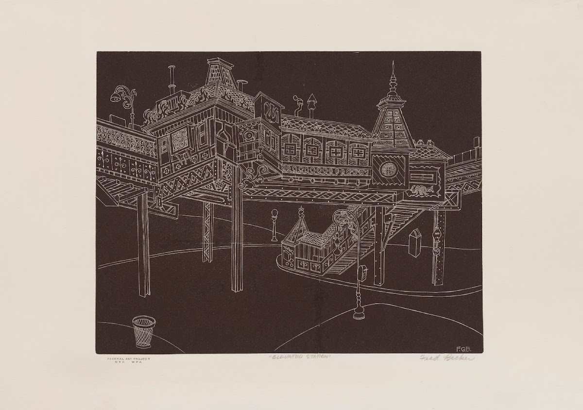 Elevated Station 1936