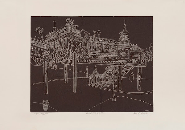 Elevated Station 1936