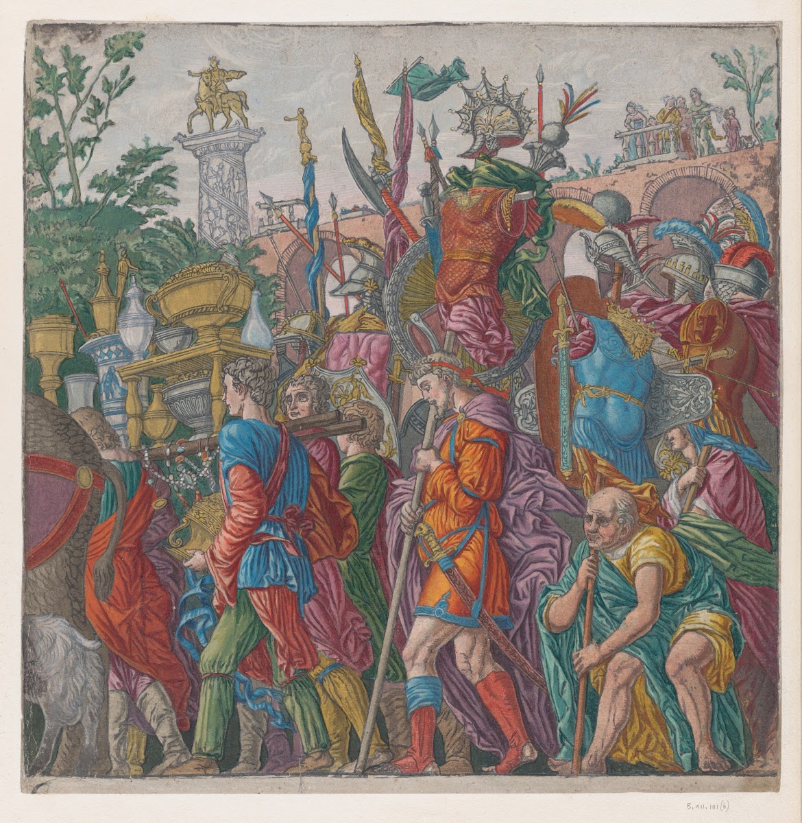 Men Carrying Trophies 1599