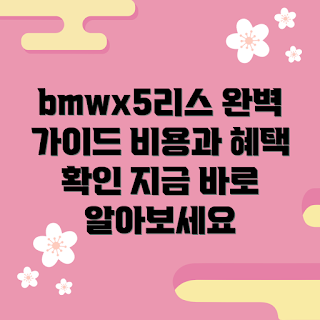 bmwx5리스 추천, bmwx5리스 비용, bmwx5리스 혜택, 2023 자동차 리스, 프리미엄 SUV 리스