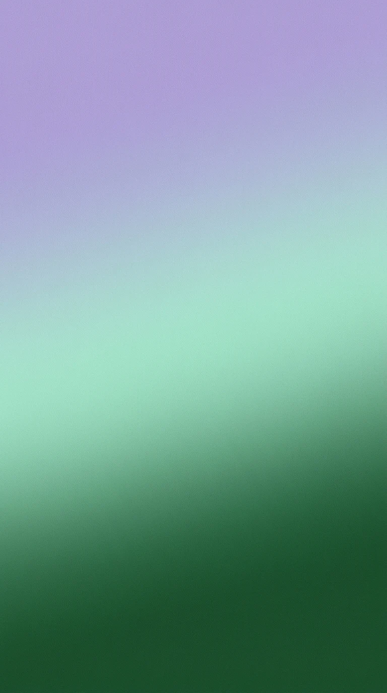 Minimalist Lavender to Forest Green Gradient with Canvas Texture - Free 4K mobile Wallpaper