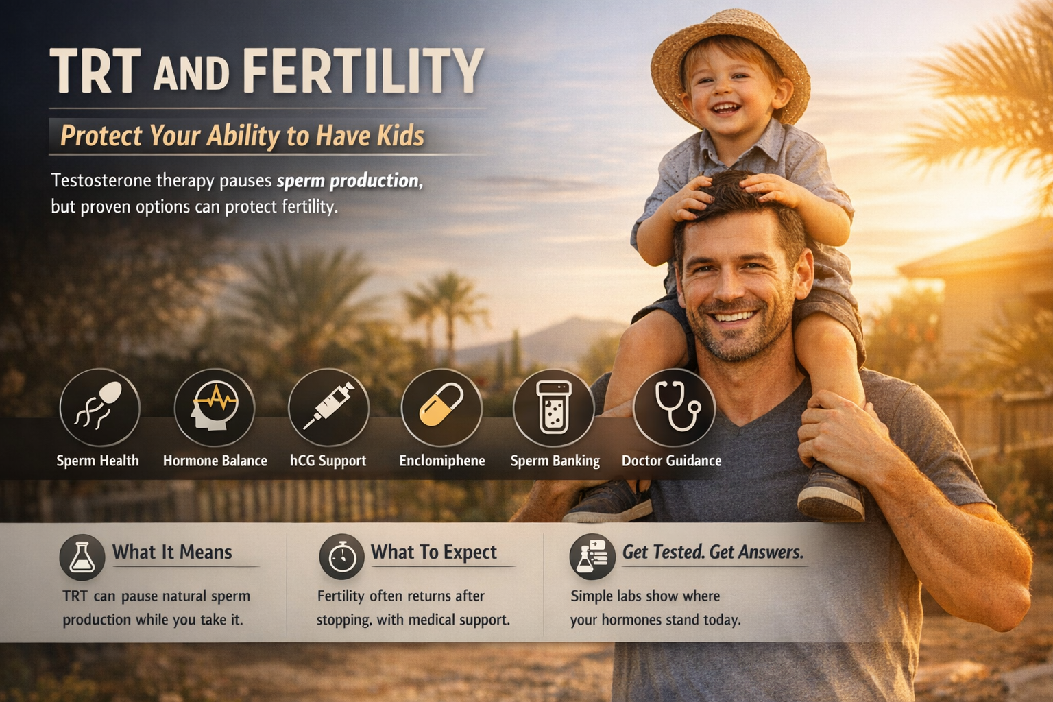 TRT and Fertility: Can You Have Kids on Testosterone?