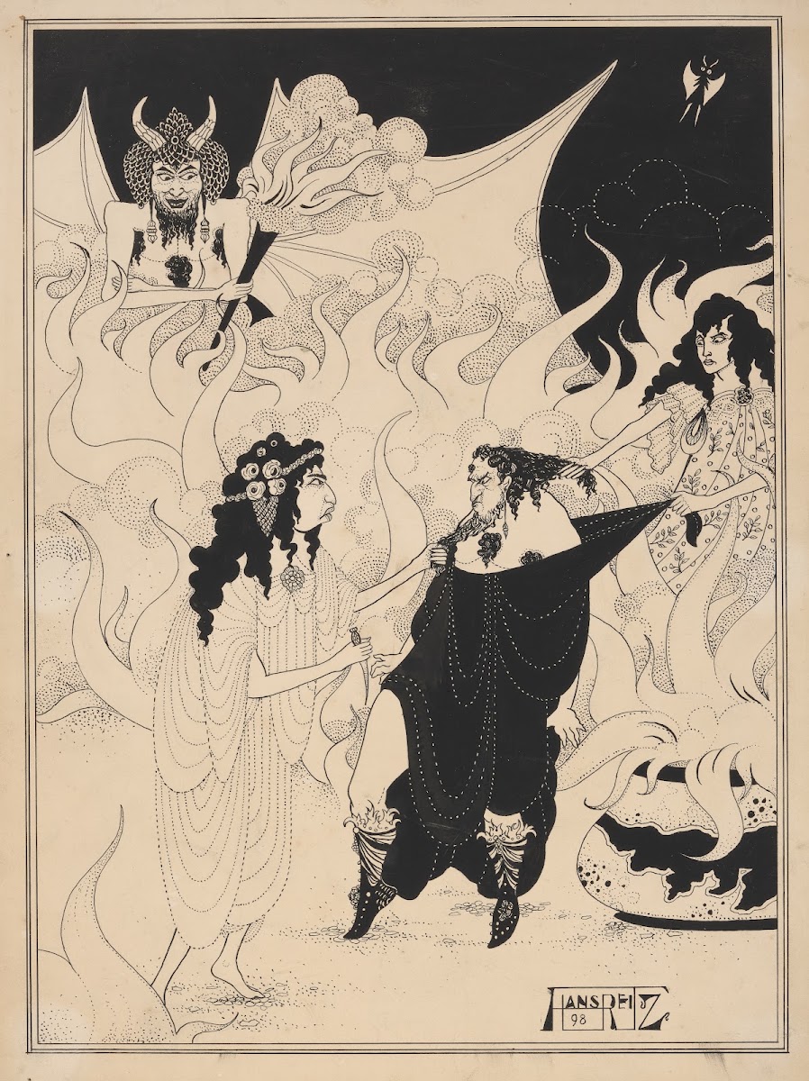 Scene in hell 1898