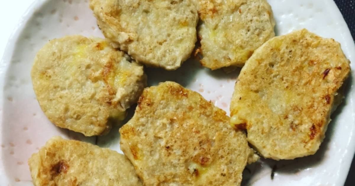 Ăn dặm 9 tháng bánh chuối yến mạch