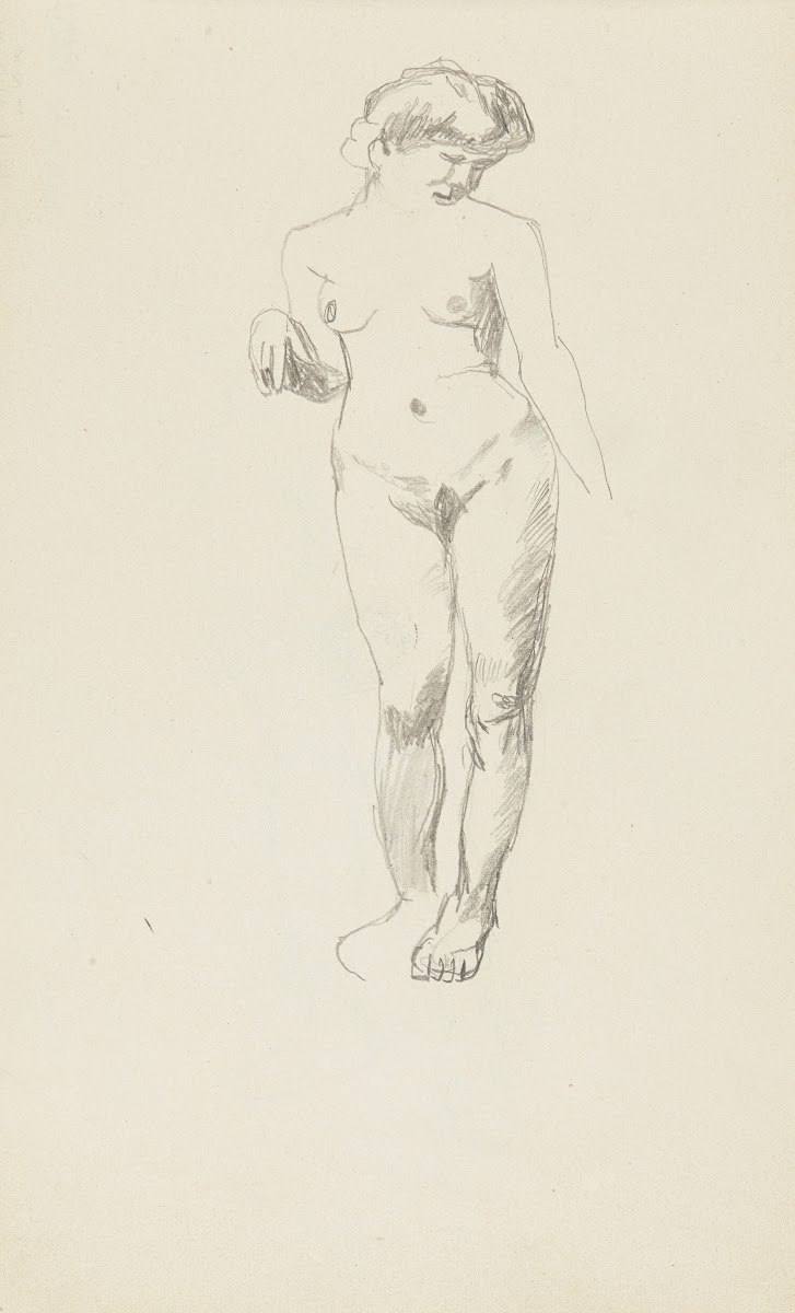 Akt stojącej kobiety 1908