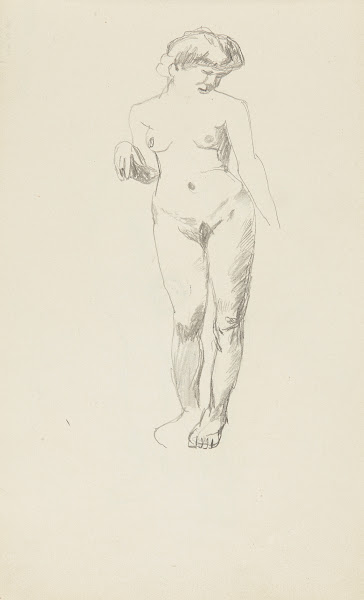 Akt stojącej kobiety 1908