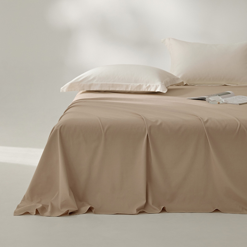Cotton bed sheet, 100 count long-staple, individual