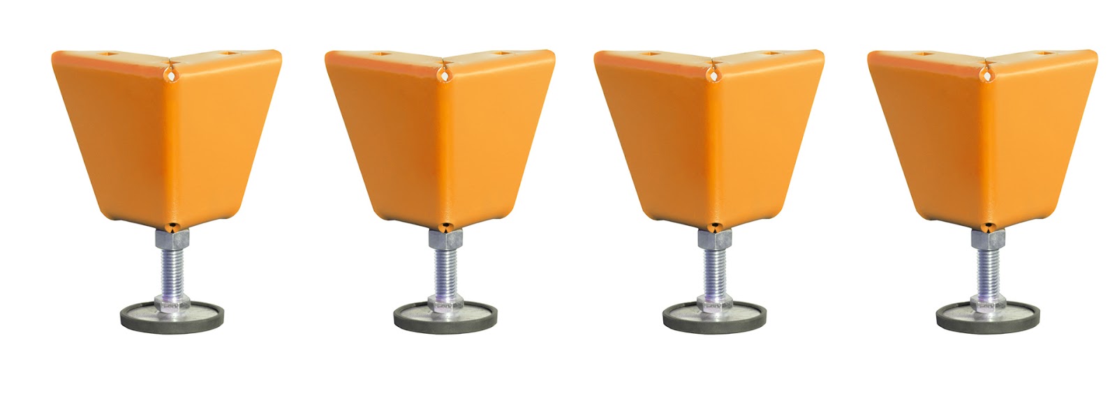 In hoogte verstelbare poten (set, 4 stuks)