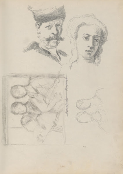 Náčrtník s figur štúdiami 19301939