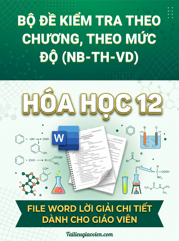 Bộ Đề Kiểm Tra Hóa Học 11 Theo Chương, Theo Mức Độ (NB-TH-VD)