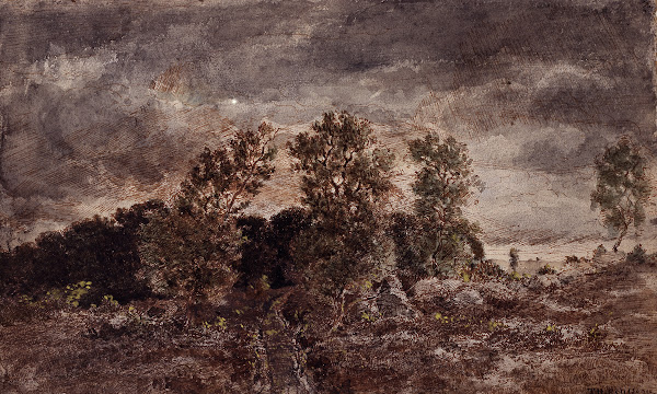 Landscape with thunderstorms ca 1860  1867
