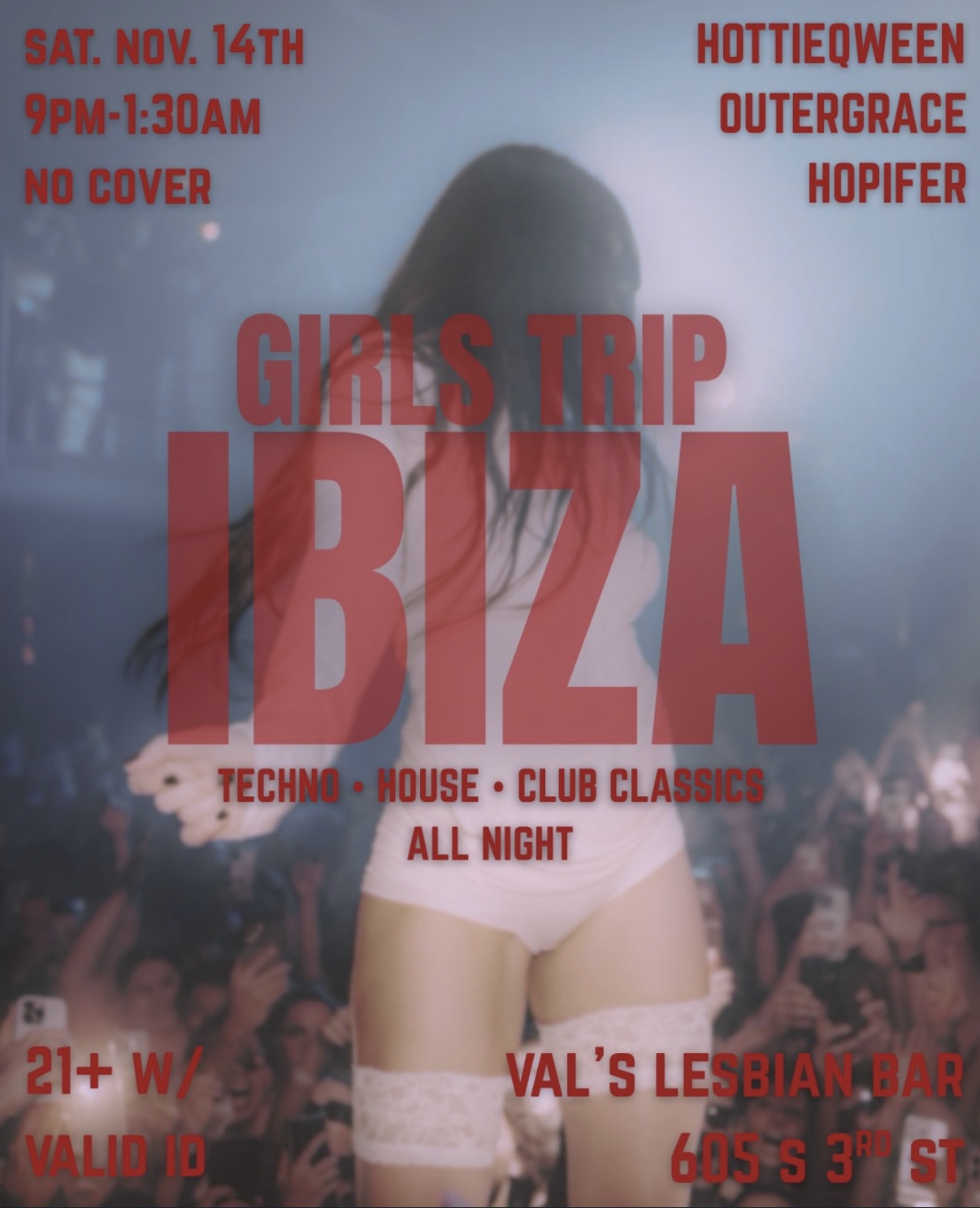 Flyer for Girls Trip: Ibiza
