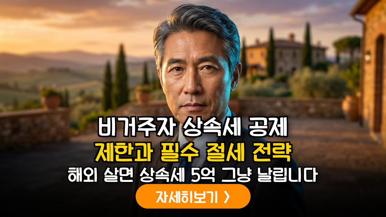 해외 거주자 상속세 5억 공제 사수 전략