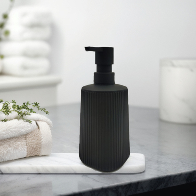 Plastic soap dispenser, pump