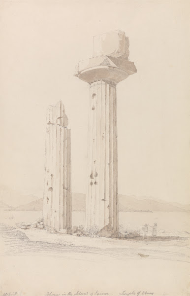Columns in the Island of Aegina Temple of Venus 1813