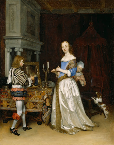 Lady at Her Toilette ca 1660
