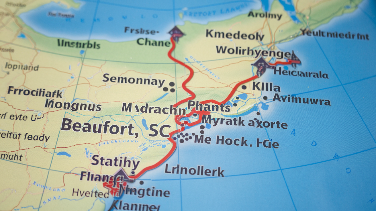 How to Go From Beaufort SC to Myrtle Beach SC
