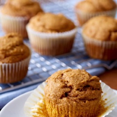 Chiếc bánh muffin mềm xốp, thơm ngon, hấp dẫn, rất có lợi cho sức khỏe. Món này thích hợp dùng ăn sáng hoặc ăn chơi trong những bữa tiệc liên hoan của gia đình.
