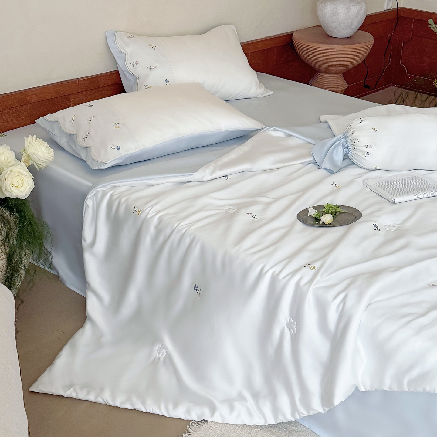 Lyocell Summer Blanket, 60 Thread Count, 4-Piece