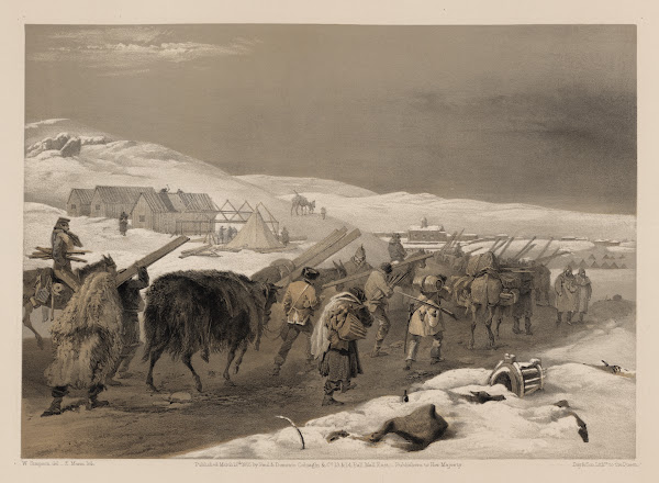 Huts and warm clothing for the army 1855