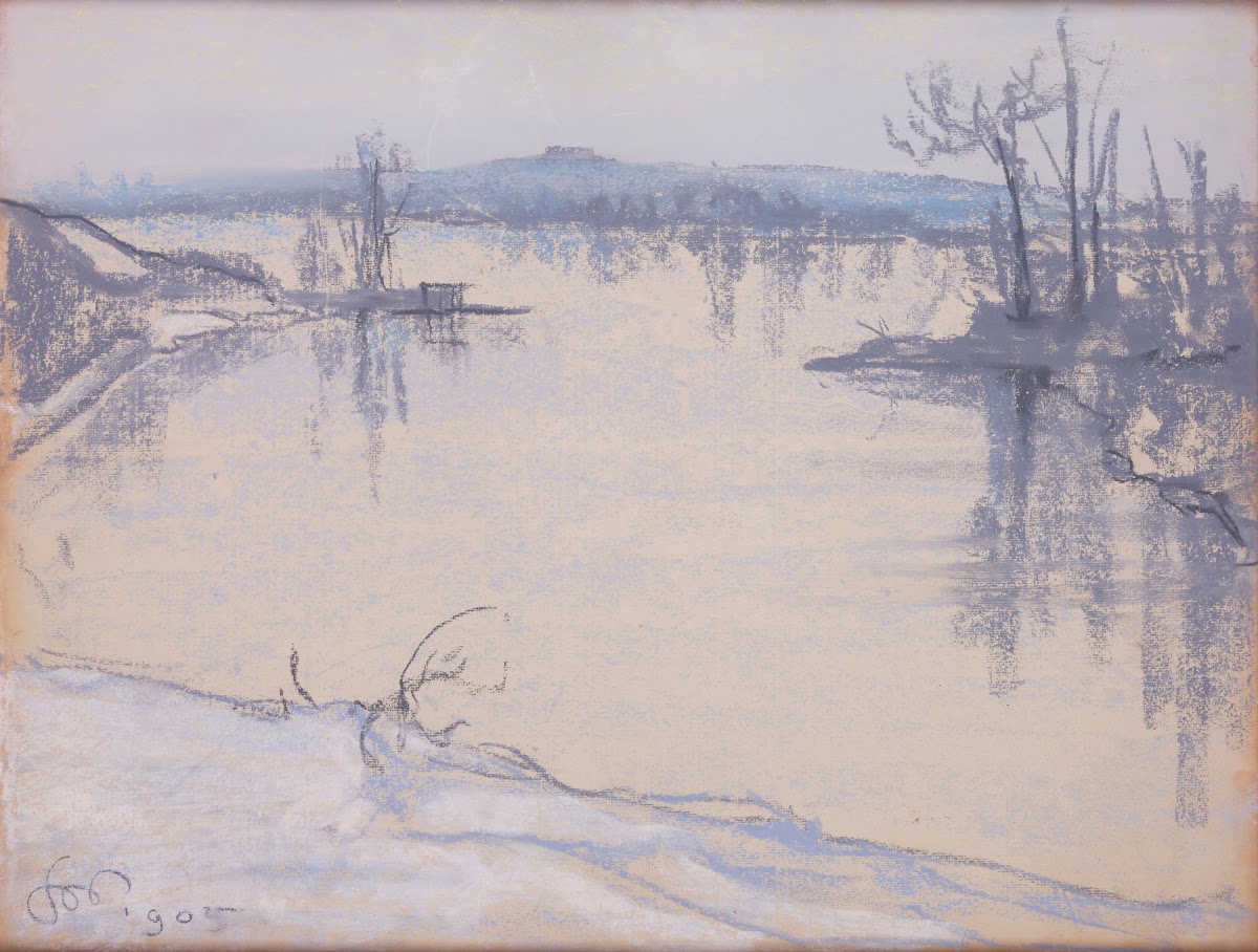Wisła pod Krakowem 1905