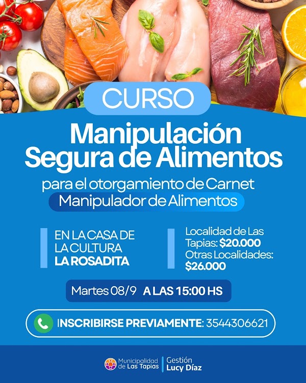 Curso de Manipulación Segura de Alimentos
