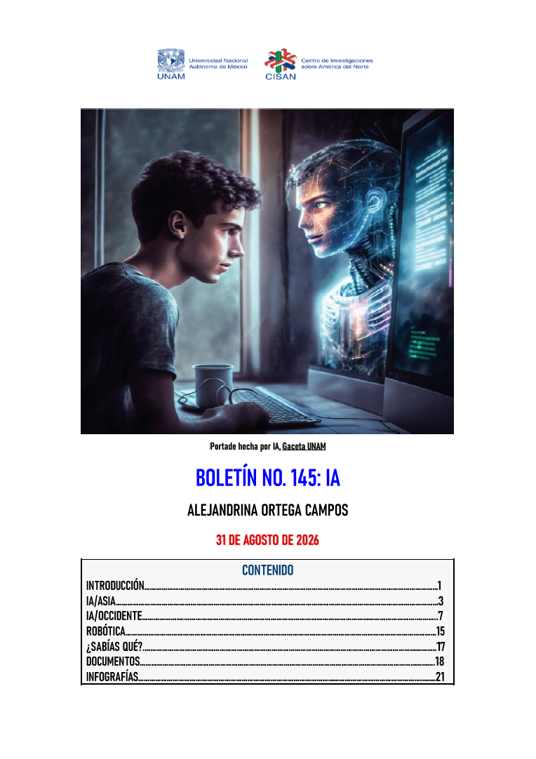 Portada del boletín