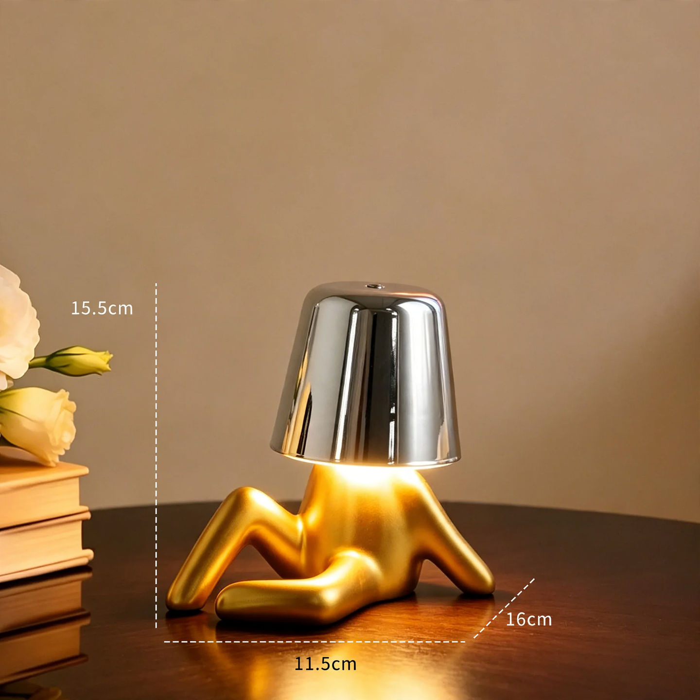 Sitting Figure Night Light, modern