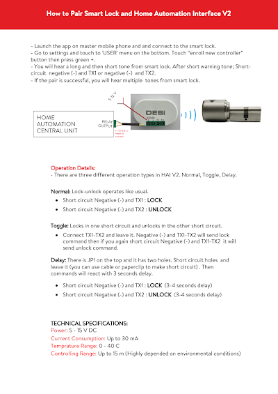 Home Automation Interface V2 PDF Cover