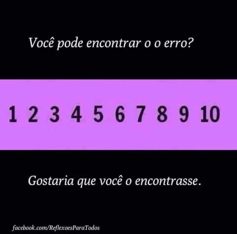 Teste de Atenção: Encontre o erro na imagem e teste sua percepção!