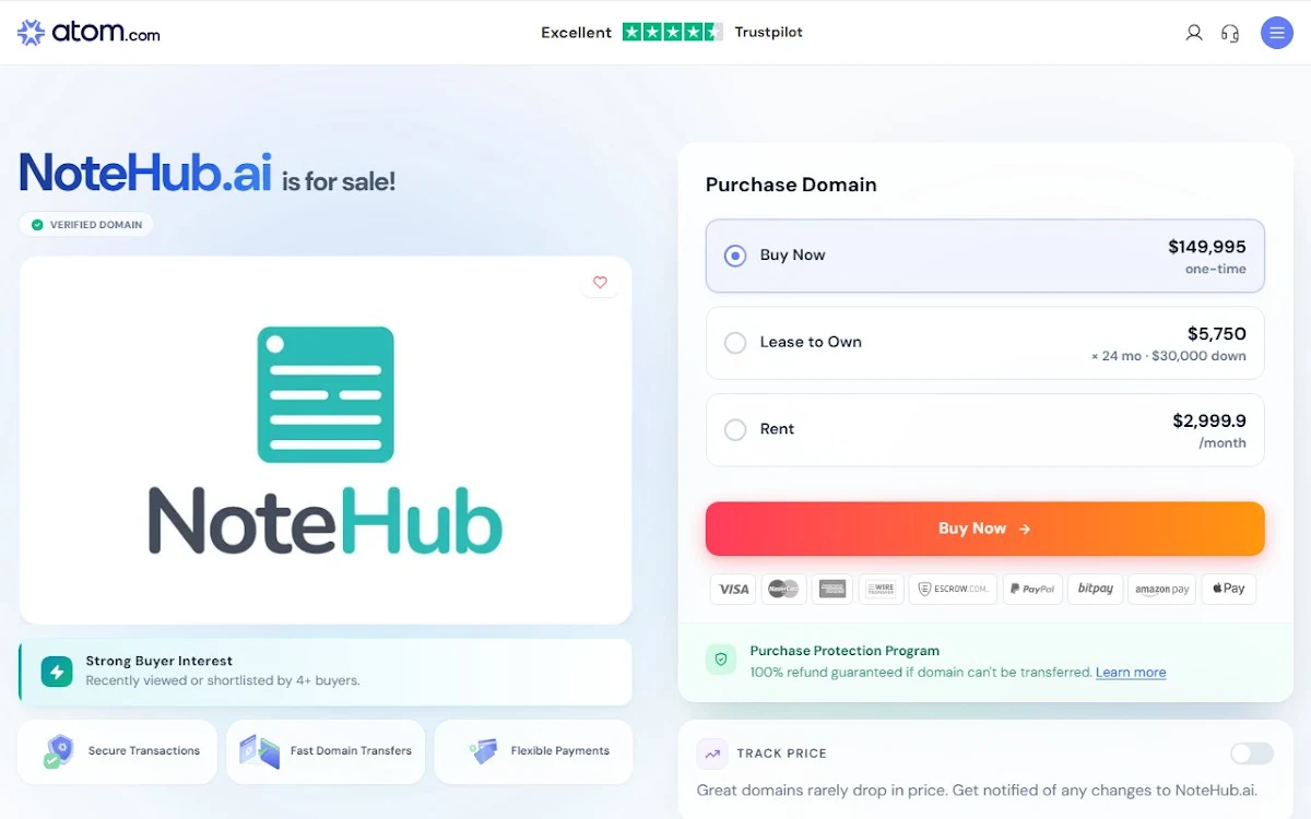 Captura de Notehub.ai
